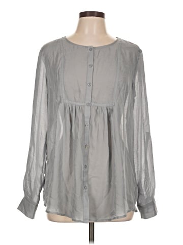 Ann Taylor LOFT Long Sleeve Blouse (view 1)