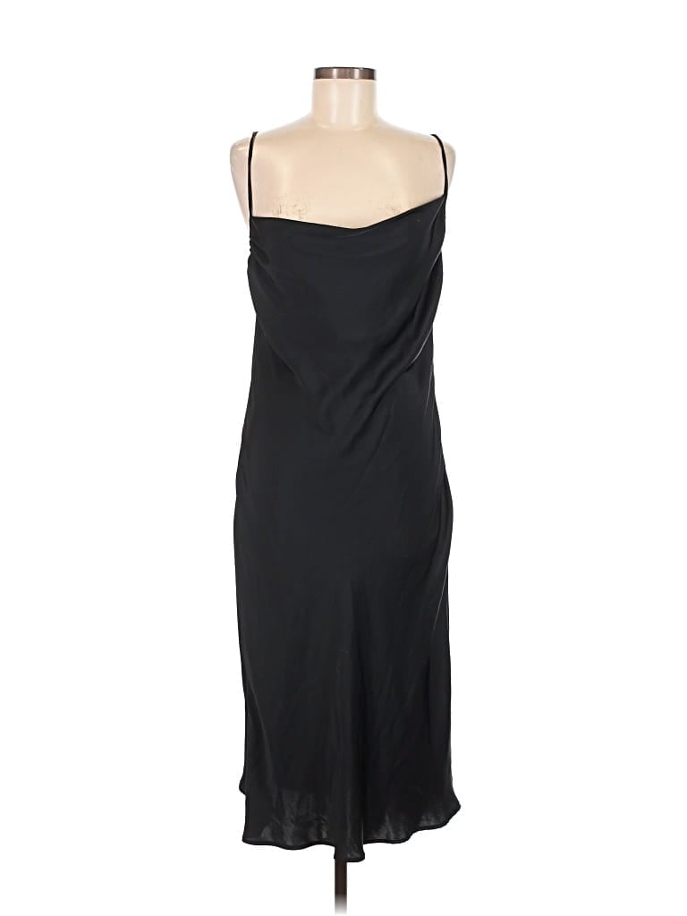 Pre-owned Zara Cocktail Dress In Black