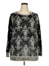 Ruff Hewn 100% Cotton Print Silver Pullover Sweater Size 2X - photo 1