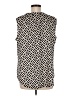 Notations Ivory Sleeveless Blouse Size M - photo 2