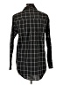 Blush Plaid Black Long Sleeve Button-Down Shirt Size L - photo 2
