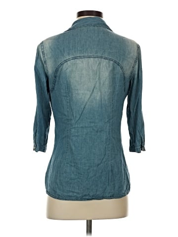 Love Stitch Long Sleeve Button-Down Shirt (view 2)