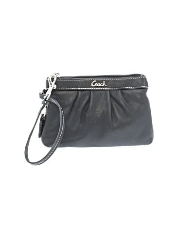 Coach Factory Leather Wristlet (view 1)