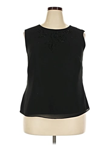 Adrianna Papell Sleeveless Blouse (view 1)