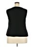 Adrianna Papell 100% Polyester Black Sleeveless Blouse Size 2X - photo 2