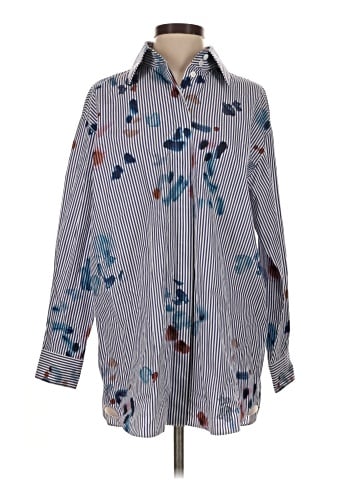 Lafayette 148 New York Long Sleeve Blouse (view 1)