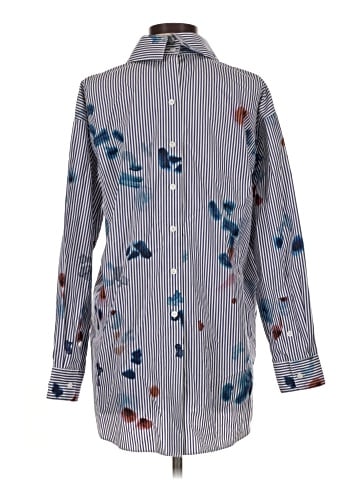 Lafayette 148 New York Long Sleeve Blouse (view 2)