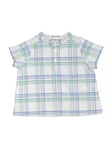 Bonpoint Short Sleeve Button-Down Shirt (view 1)