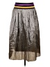 J. McLaughlin Metallic Silver Formal Skirt Size L - photo 1