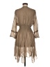 C.O.C. 100% Polyester Tan Cocktail Dress Size M (estimated) - photo 2