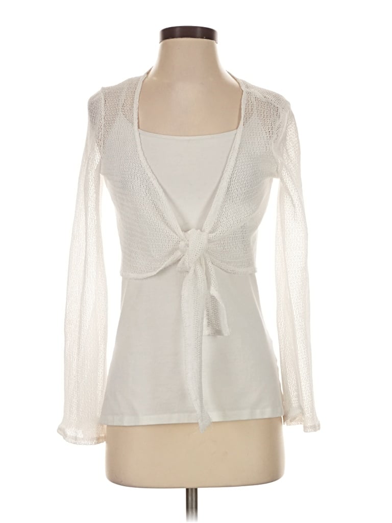 Pre-owned Shein Cardigan Sweater In Ivory