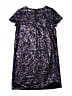 Gap 100% Polyester Stars Purple Dress Size 2XL (kids) - photo 2
