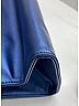 Telfar 100% Polyurethane Solid Blue Vegan Leather Medium Shopping Bag One size - photo 7