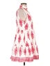 Shein Paisley White Casual Dress Size L - photo 4