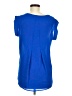 Pleione 100% Polyester Blue Short Sleeve Top Size M - photo 2