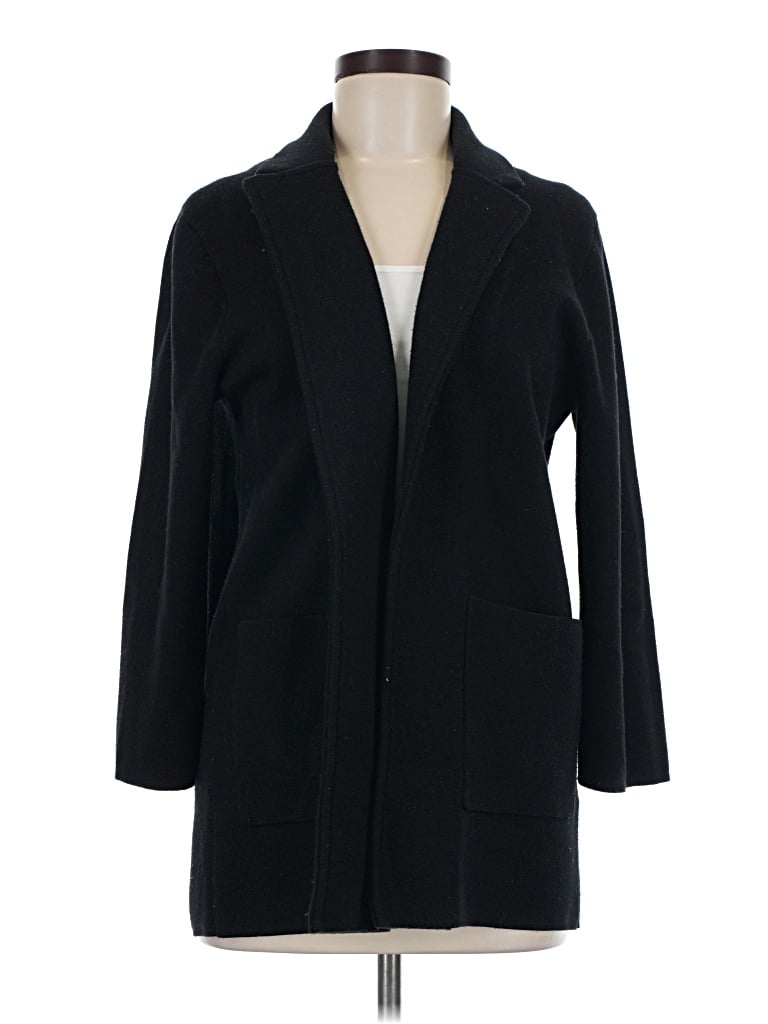 Pre-owned J.crew 365 Cardigan Sweater In Black