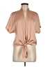 Generation Love Tan Short Sleeve Blouse Size M - photo 1