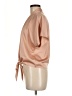 Generation Love Tan Short Sleeve Blouse Size M - photo 5