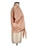 Generation Love Tan Short Sleeve Blouse Size M - photo 4