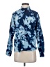 P.J. Salvage Tie-dye Blue Long Sleeve Blouse Size XS - photo 1