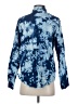 P.J. Salvage Tie-dye Blue Long Sleeve Blouse Size XS - photo 2