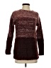 Xhilaration Tweed Burgundy Pullover Sweater Size S - photo 1