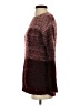 Xhilaration Tweed Burgundy Pullover Sweater Size S - photo 5