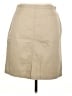 Talbots 100% Cotton Solid Tan Ivory Casual Skirt Size 16 - photo 2