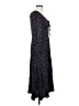 L.K. Bennett 100% Polyester Hearts Black Casual Dress Size 4 - photo 4