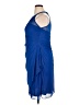 David's Bridal 100% Polyester Blue Cocktail Dress Size 16 - photo 5