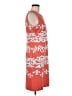 J. McLaughlin Graphic Orange Cocktail Dress Size M - photo 4