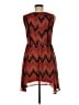Esley 100% Polyester Argyle Red Casual Dress Size M - photo 2