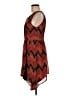 Esley 100% Polyester Argyle Red Casual Dress Size M - photo 5