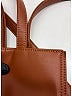 Telfar 100% Polyurethane Solid Tan Vegan Leather Medium Shopping Bag One size - photo 11