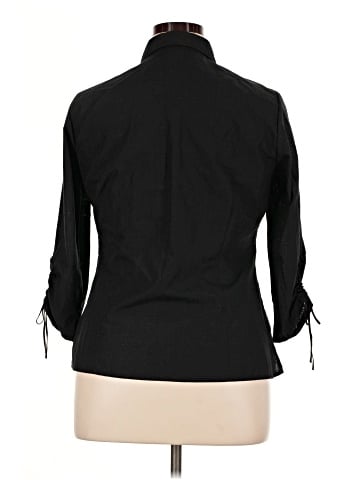 Geoffrey Beene Sport 3/4 Sleeve Button-Down Shirt (view 2)