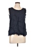 Elle Black Sleeveless Blouse Size L - photo 1