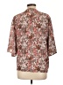 Halife Brown 3/4 Sleeve Blouse Size L - photo 2