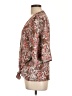 Halife Brown 3/4 Sleeve Blouse Size L - photo 5