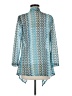 Travel Elements 100% Polyester Blue Kimono Size M - photo 2
