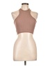 Love Tree Brown Sleeveless Top Size L - photo 1