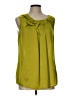 Violet & Claire 100% Polyester Green Sleeveless Blouse Size L - photo 1