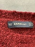 Zara Burgundy Pullover Sweater Size M - photo 7