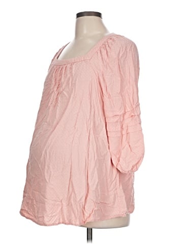 Isabel Maternity 3/4 Sleeve Blouse (view 1)