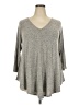 Green Envelope Gray Pullover Sweater Size 2X - photo 1