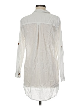 True Destinations Long Sleeve Button-Down Shirt (view 2)