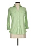 J. McLaughlin Green 3/4 Sleeve Blouse Size M - photo 1