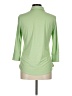 J. McLaughlin Green 3/4 Sleeve Blouse Size M - photo 2