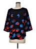 Boden 100% Polyester Black 3/4 Sleeve Blouse Size 6 - photo 1