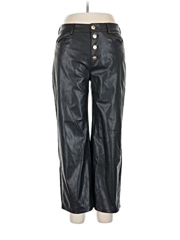 Zara Faux Leather Pants (view 1)