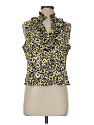 Doncaster Collection Sleeveless Silk Top (view 1)